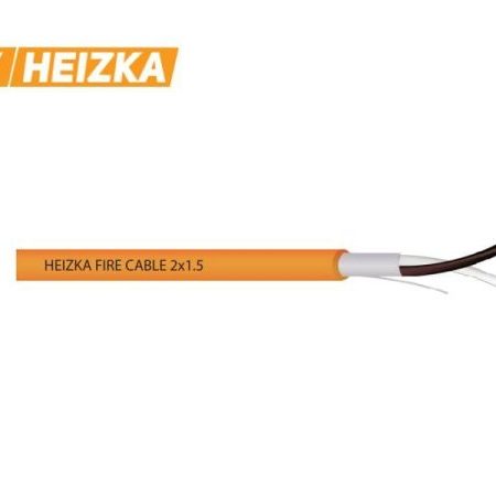 Heizka Fire Resistant Cable Shielded, LSZH 2x1.5mm²