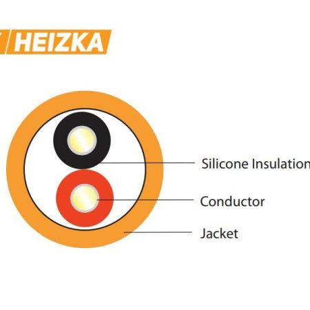 Heizka Fire Resistant Cable Unshielded, LSZH 2x1.0mm²