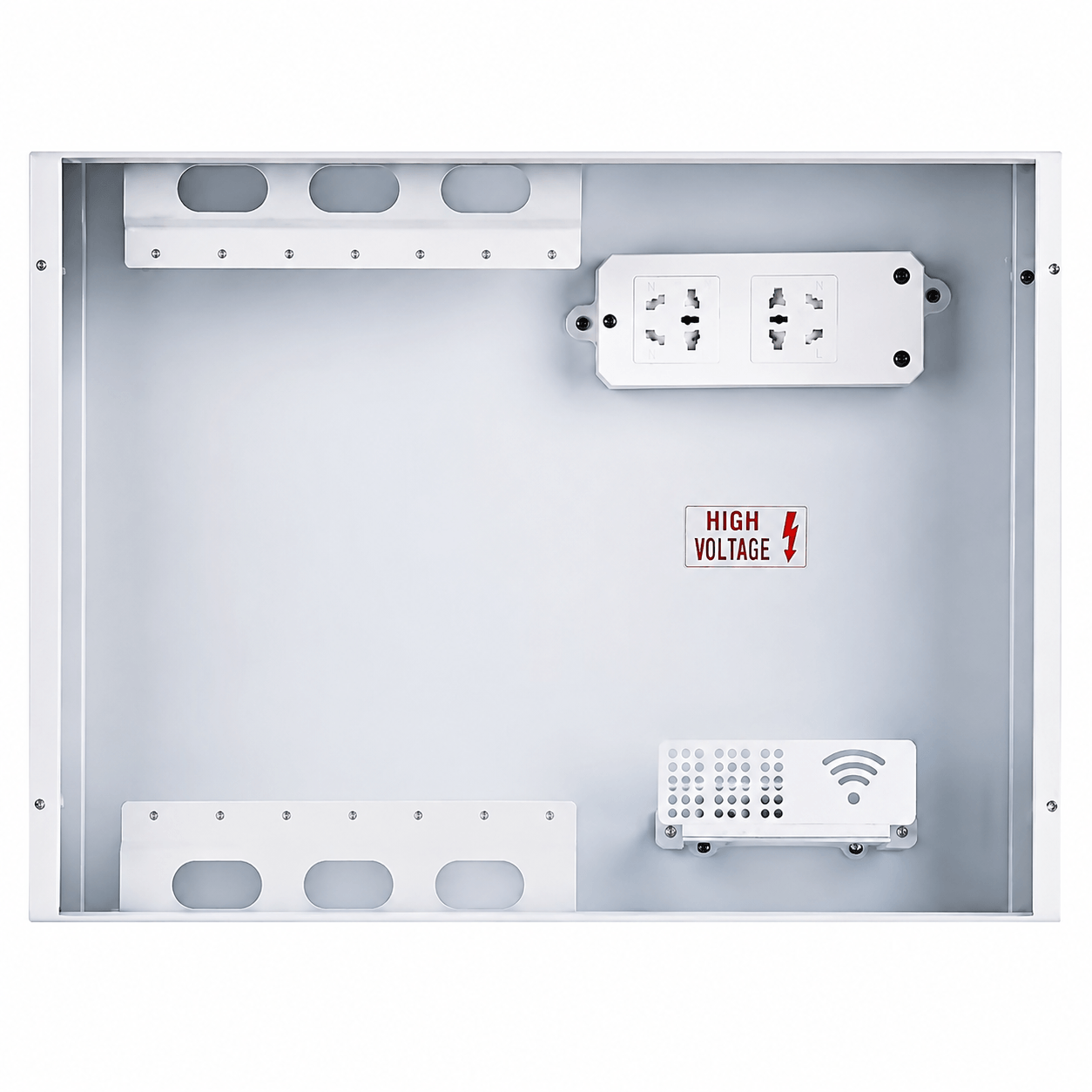 Heizka ELV box, a flush-mounted fiber optic home box for smart home and multimedia distribution