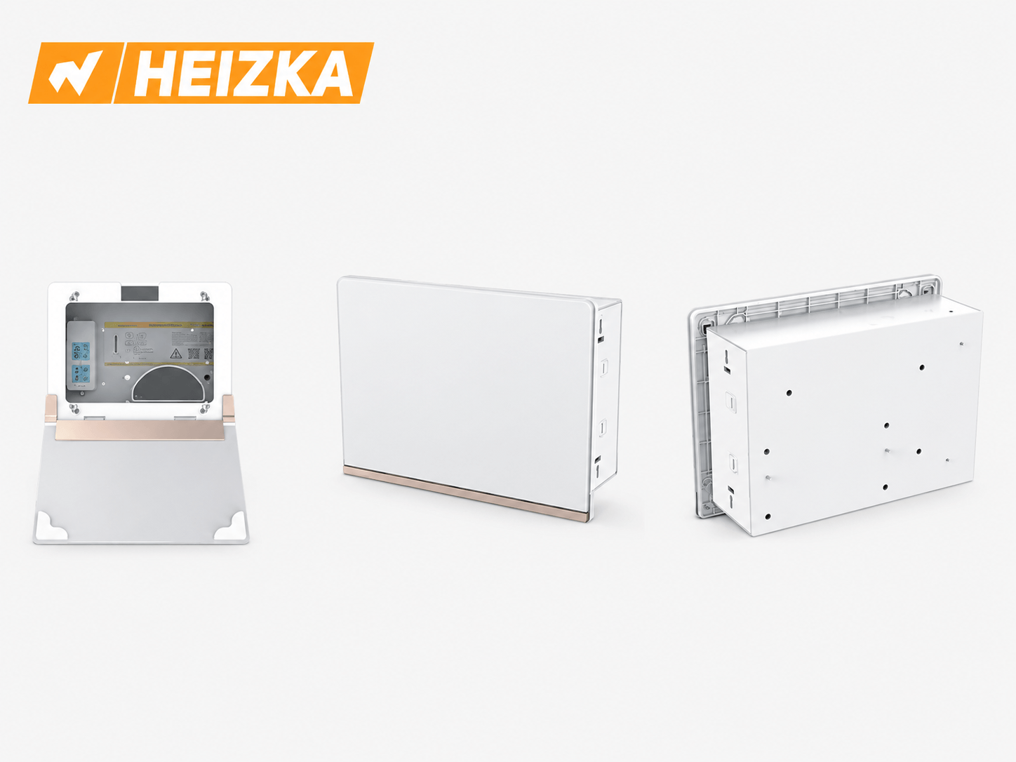 Heizka ELV Box Platinum Crystal Series with anodized aluminum frame and crystal glass panel