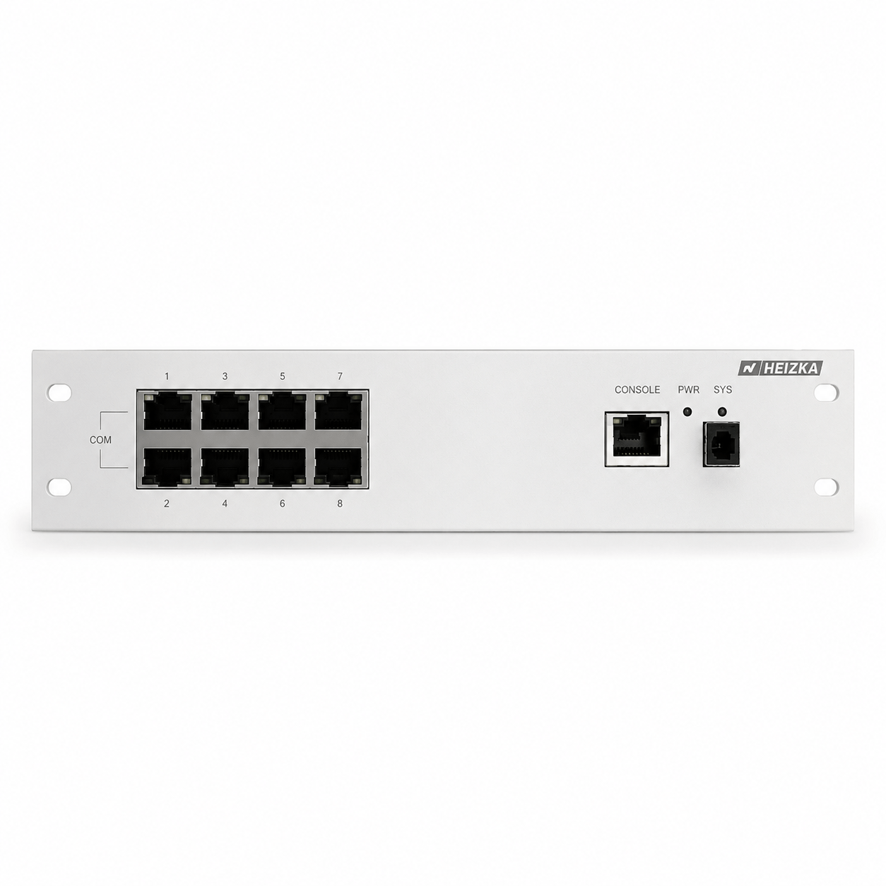Heizka switch module for the ELV box, a plate-mounted network module that distributes LAN ports inside the enclosure