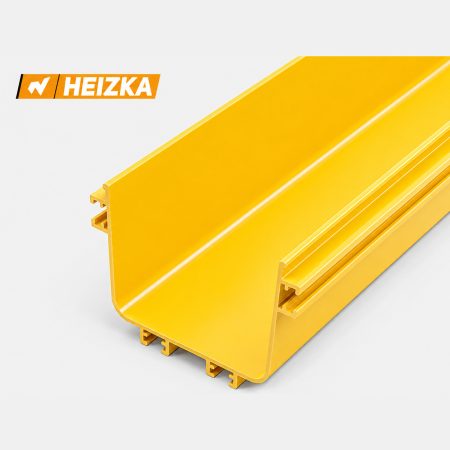 Heizka yellow fibre optic raceway 240 series straight section 240 x 100 mm