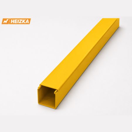Heizka yellow fibre optic raceway 60 series straight section 60 x 60 mm