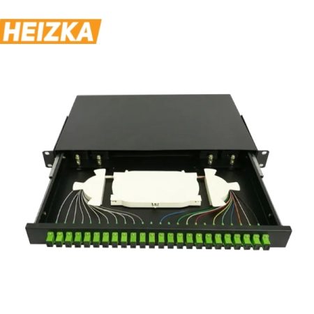 Heizka fiber patch panel HEAOU1924S universal 4U sliding tray 19-inch rack mount