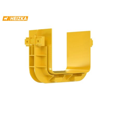Heizka yellow PVC fibre raceway cutting-in tee junction with cover