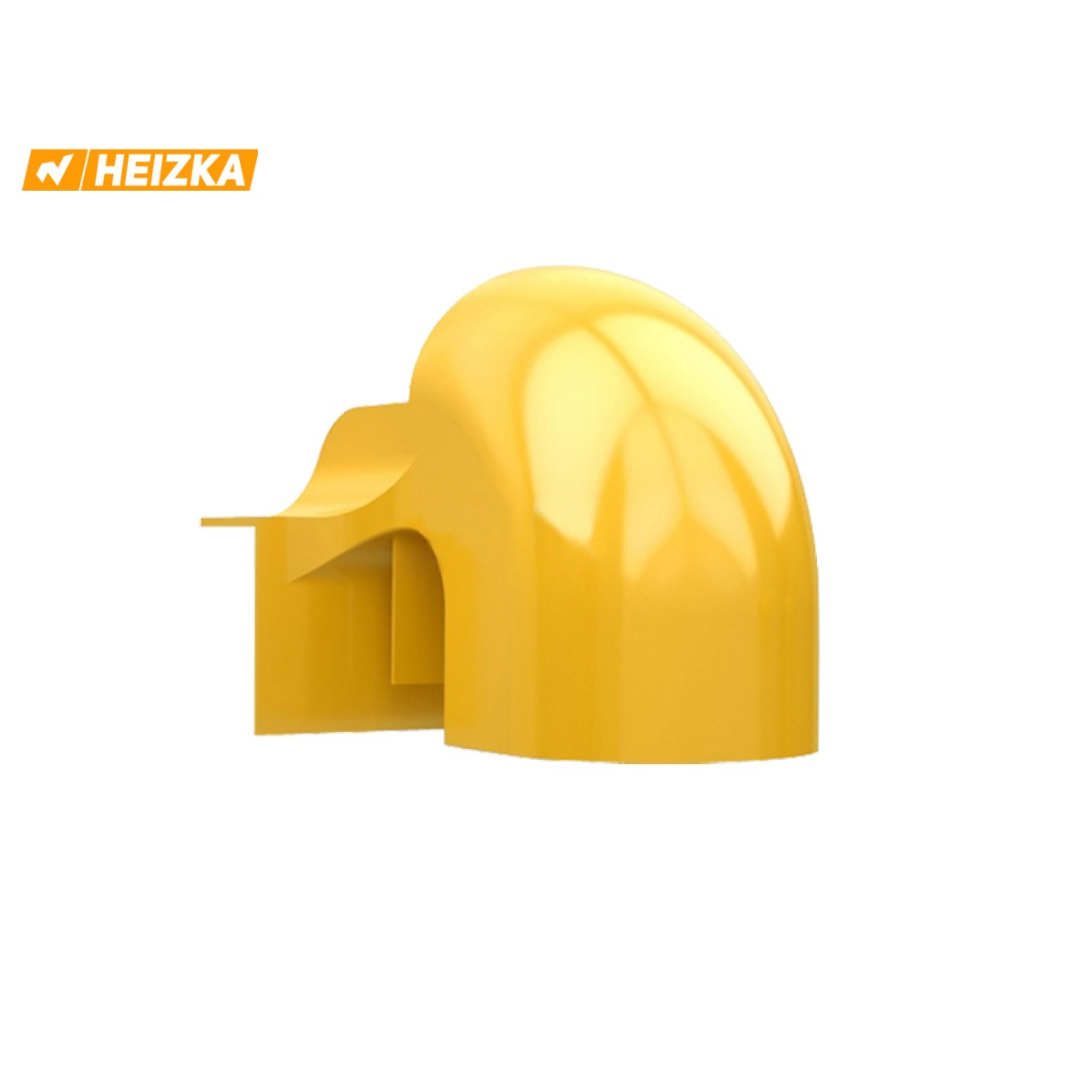 Heizka Fibre Raceway Trumpet Spillout Kit Heizka yellow PVC fibre raceway trumpet spillout downspout kit