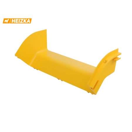 Heizka yellow PVC fibre raceway vertical tee fitting with cover