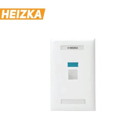 Heizka US type faceplate HEA14701 1 port 14x70 mm network wall plate