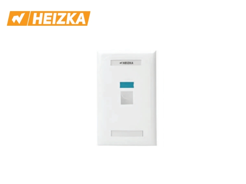 Heizka US type faceplate HEA14701 1 port 14x70 mm network wall plate